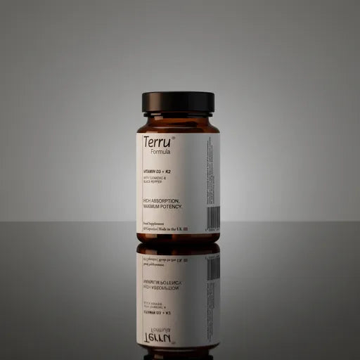 Terru Formula — High Absorption D3 + K2 + Turmeric + Piperine