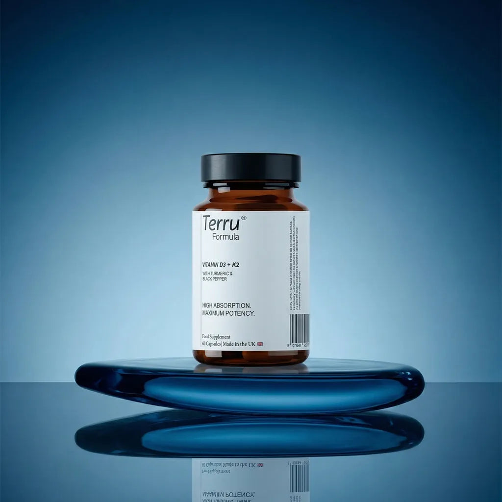 Terru Formula — High Absorption D3 + K2 + Turmeric + Piperine
