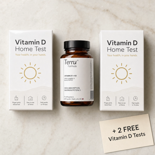 Terru Formula — High Absorption D3 + K2 + Turmeric + Piperine